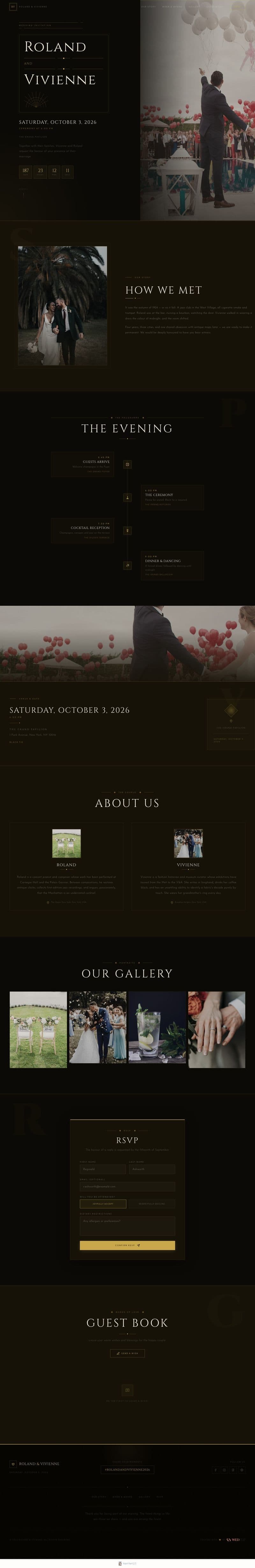 art-deco-luxe template preview