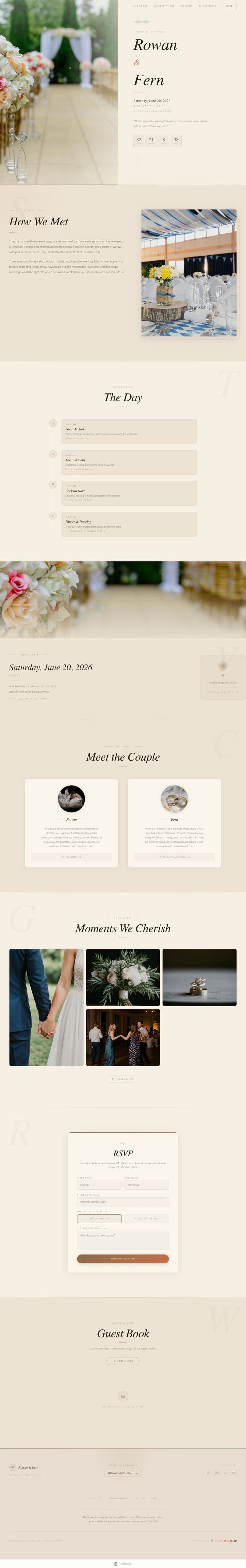 boho-wildflower template preview