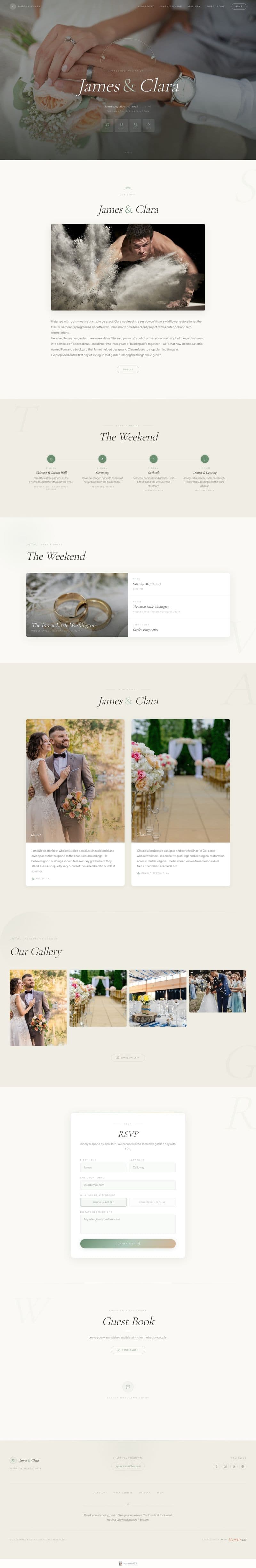 garden-romance template preview