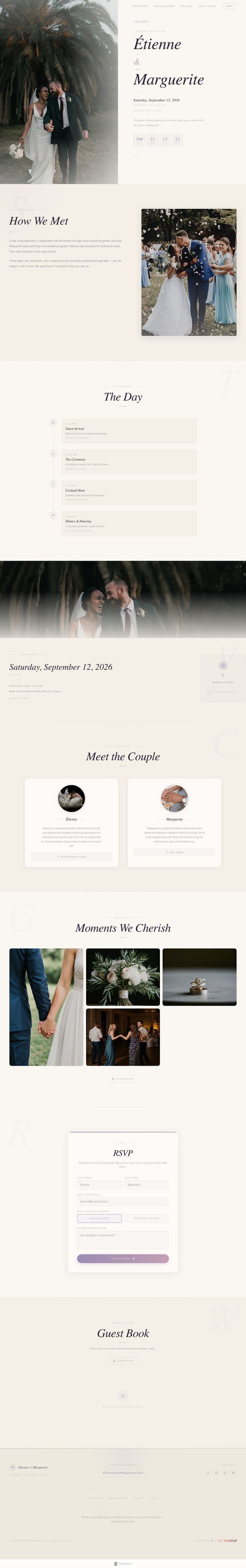 lavender-fields template preview