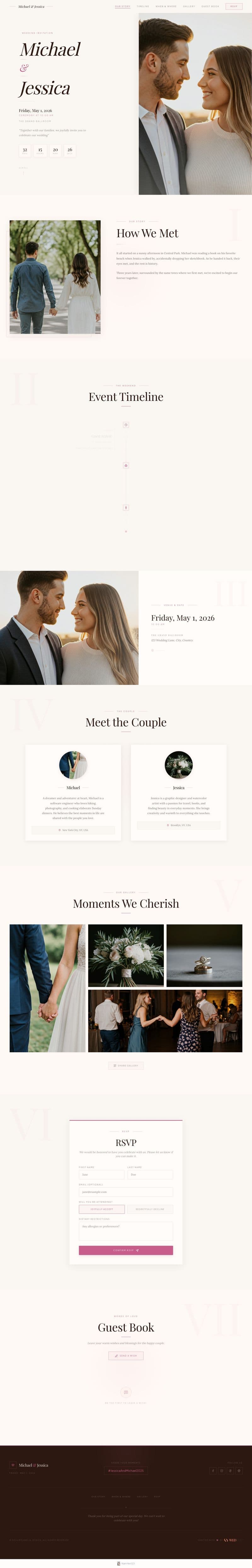 rose-petal template preview